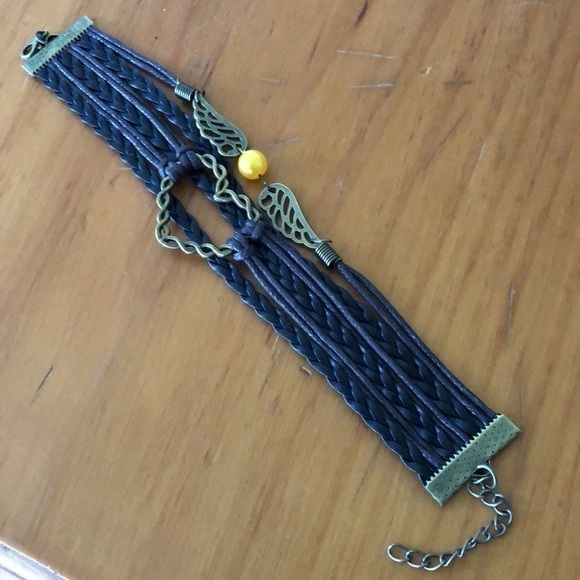 🔗braided Brown Bracelet - Picture 3 of 3